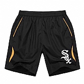 Men's Chicago White Sox Black Gold Stripe MLB Shorts,baseball caps,new era cap wholesale,wholesale hats